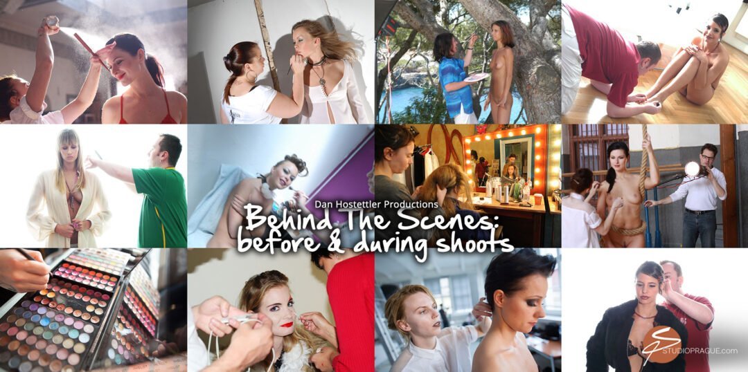 Makeup For Photo - Behind The Scenes of Nude Photography